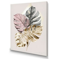 Designart Leaf V Canvas Wall Art