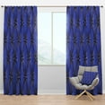 thumbnail image 1 of Designart 'Leather Cushion Print V' Modern & Contemporary Blackout Curtain Panel, 1 of 4