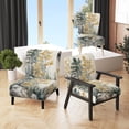 thumbnail image 1 of Designart "Leaves Neutral Color Floral" Upholstered Traditional Accent Chair and Floral Arm Chair - Multiple Color & Pattern, 1 of 7