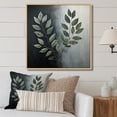 thumbnail image 1 of Designart "Leaves Of Harmony In Slate Elm" Leaves Floater Framed Canvas Wall Art, 1 of 5