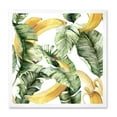 thumbnail image 1 of Designart 'Leaves With Ripe Bananas' Nautical & Coastal Framed Art Print, 1 of 4