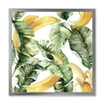 thumbnail image 1 of Designart 'Leaves With Ripe Bananas' Nautical & Coastal Framed Art Print, 1 of 4