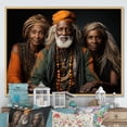 thumbnail image 1 of Designart "Legacy of African Artistry II" African American Floater Framed Wall Art Print, 1 of 7