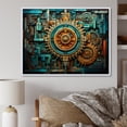 thumbnail image 1 of Designart "Legacy of Mesoamerica in Mexico II" Mexico Floater Framed Wall Decor, 1 of 7