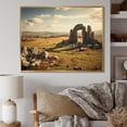 thumbnail image 1 of Designart "Legends of Ireland I" Ireland Floater Framed Wall Art Living Room, 1 of 7