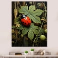 thumbnail image 1 of Designart "Leisurely Time with Ladybugs" Animals Canvas Wall Art, 1 of 5