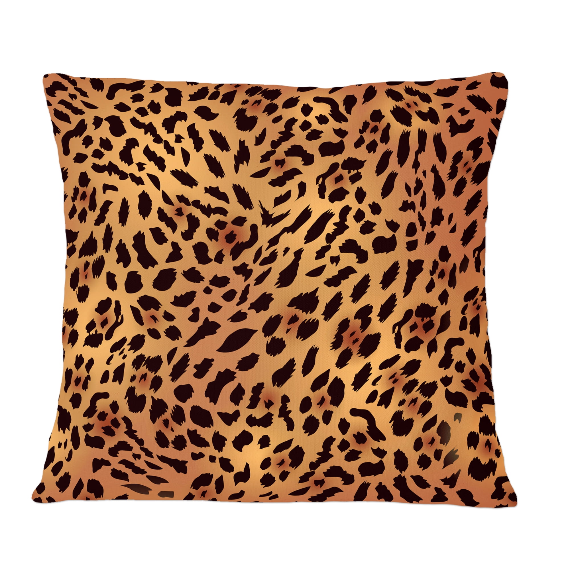Designart Leopard Fur Safari III' Mid-Century Modern Throw Pillow - 12x20
