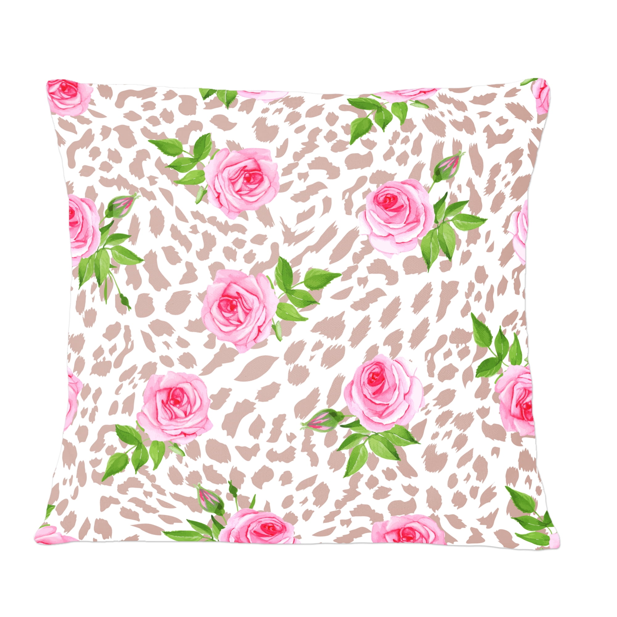 Designart Leopard Fur Safari IV' Mid-Century Modern Throw Pillow - 12x20
