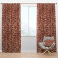 thumbnail image 1 of Designart 'Leopard Fur Safari Pattern I' Mid-Century Modern Blackout Curtain Panel, 1 of 4