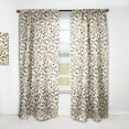 thumbnail image 1 of Designart 'Leopard Fur Safari Pattern VI' Mid-Century Modern Curtain Panel, 1 of 5