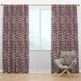 thumbnail image 1 of Designart 'Leopard Fur Safari Pattern VII' Mid-Century Modern Blackout Curtain Panel, 1 of 4