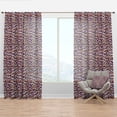 thumbnail image 1 of Designart 'Leopard Fur Safari Pattern VII' Mid-Century Modern Curtain Panel, 1 of 4