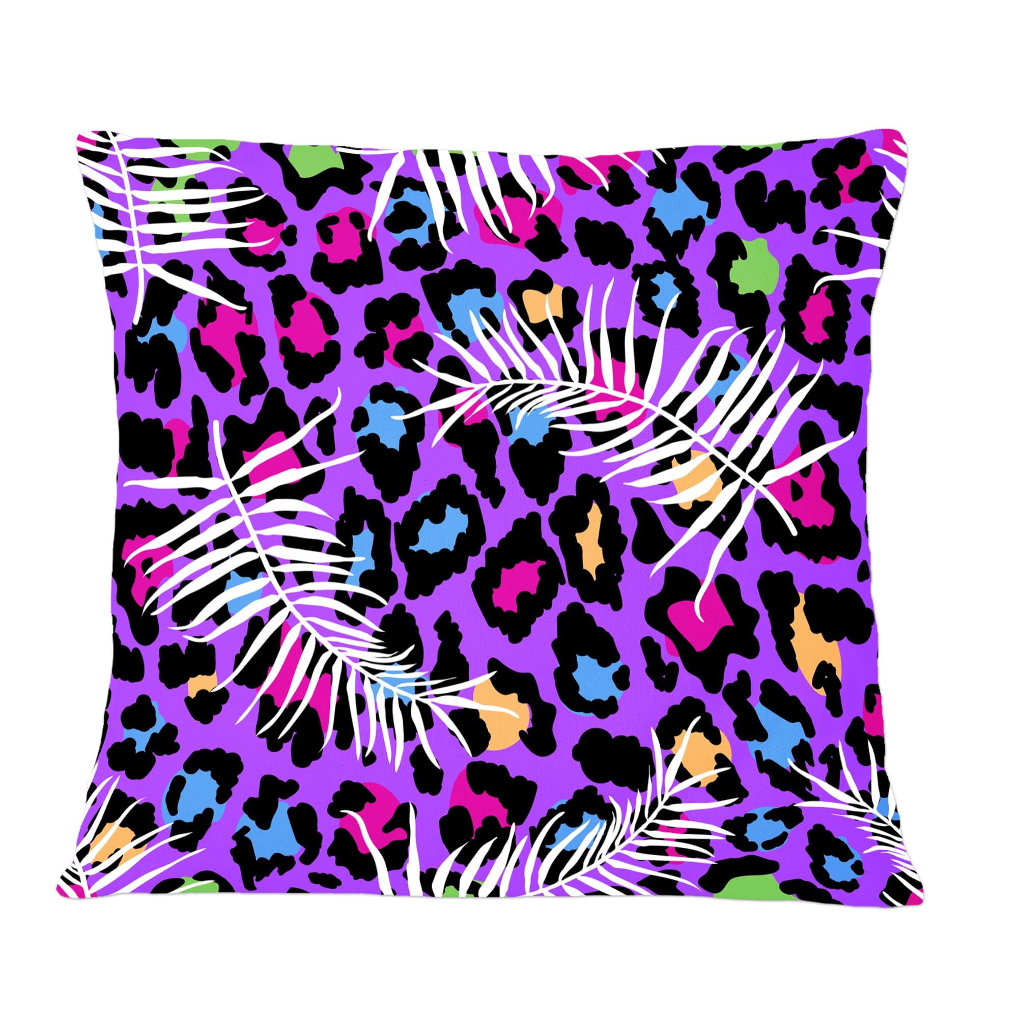 Designart Leopard Fur Safari VIII' Mid-Century Modern Throw Pillow - 12x20