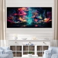 thumbnail image 1 of Designart "Life in Paradise Coral Reef III" Extra Large Coastal Wall Art - Coastal Blue Coastal Tropical Living Room Canvas Art, 1 of 4