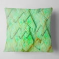thumbnail image 1 of Designart Light Green Electric Lightning - Abstract Throw Pillow - 16x16, 1 of 4