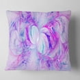 thumbnail image 1 of Designart Light Purple Fractal Texture - Abstract Throw Pillow - 16x16, 1 of 4