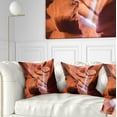 thumbnail image 1 of Designart Light to Antelope Canyon - Landscape Photography Throw Pillow - 18x18, 1 of 5