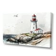thumbnail image 1 of Designart Lighthouse By The Ocean IV Canvas Wall Art, 1 of 5