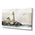 thumbnail image 1 of Designart Lighthouse On The Coast II Canvas Wall Art, 1 of 5