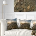 thumbnail image 1 of Designart Lighthouse Windmill Stawa Mlyny - Seascape Throw Pillow - 16x16, 1 of 5