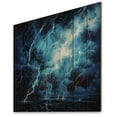thumbnail image 1 of Designart "Lightning Electric Euphony Pointillism I" Landscapes Print on Natural Pine Wood, 1 of 5