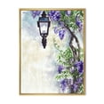 thumbnail image 1 of Designart 'Lilac Tree Lantern Vintage Impression' Traditional Framed Canvas Wall Art Print, 1 of 5