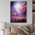 thumbnail image 1 of Designart "Lilacs Lilac Charm II" Floral Floater Framed Canvas Print, 1 of 7