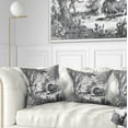 thumbnail image 1 of Designart Lion Eating Man - Animal Throw Pillow - 18x18, 1 of 5