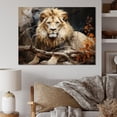 thumbnail image 1 of Designart "Lion composition Of Nature II" Animals Wall Decor, 1 of 5