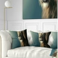 thumbnail image 1 of Designart Lion with Serious Look - Animal Throw Pillow - 18x18, 1 of 5