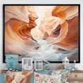 thumbnail image 1 of Designart "Liquid Art Depicting Antelope Canyon III" Canyon Floater Framed Canvas Art Print, 1 of 5