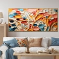thumbnail image 1 of Designart "Liquid Art Swirls Colorful Abstract Symphony III" Extra Large Abstract Framed Wall Art - Modern Multicolor Abstract Modern Shapes Bedroom Framed Canvas Wall Art, 1 of 7