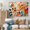 thumbnail image 1 of Designart "Liquid Art Swirls Colorful Abstract Symphony III" Oversized Abstract Wall Art - Modern Multicolor Abstract Modern Shapes Bedroom Canvas Wall Art, 1 of 4