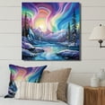 thumbnail image 1 of Designart "Liquid Art With Aurora Borealis Charm II" Aurora Borealis Wall Art Prints, 1 of 7