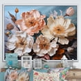 thumbnail image 1 of Designart "Liquid Elegance Of Pink Peonies II" Flower Field Floater Framed Canvas Wall Art, 1 of 5