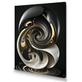 thumbnail image 1 of Designart Liquid White Stained Glass I Canvas Wall Art, 1 of 5