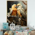 thumbnail image 1 of Designart "Lively Radiance" Parrot Floater Framed Wall Art Prints, 1 of 5