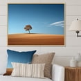 thumbnail image 1 of Designart "Lost In The Desert Photography: Elemental Eternity" Minimalism Floater Framed Canvas Wall Art, 1 of 5