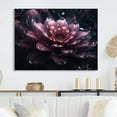 thumbnail image 1 of Designart "Lotus Divine Resilience Pink IV" Floral Lotus Metal Art Print, 1 of 5
