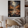 thumbnail image 1 of Designart "Lotus Lantern China Art painting I" Floral Print on Natural Pine Wood, 1 of 5