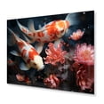 thumbnail image 1 of Designart "Lotus Pond Asian Painting III" Asian Metal Wall Art, 1 of 5