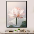 thumbnail image 1 of Designart "Lotus Serenity Hinduisim Art wall art" Hinduisim Floater Framed Canvas Art Print, 1 of 7