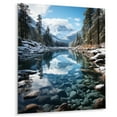 thumbnail image 1 of Designart "Louise Dream Canada Lake" Canada Metal Art Living Room, 1 of 1