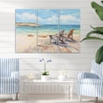 thumbnail image 1 of Designart "Lounging by the Coast II" Coastal Art Living Room Set, 1 of 5
