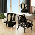 thumbnail image 1 of Designart "Love And Be Loved Cottage Collage" Upholstered Lake House Accent Chair - Arm Chair, 1 of 5