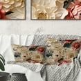 thumbnail image 1 of Designart "Luminous Lace Floral Design I" Floral Printed Throw Pillow, 1 of 5