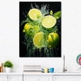 thumbnail image 1 of Designart "Luminous Lemon I" Fruits Wall Art Prints, 1 of 7
