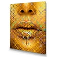 thumbnail image 1 of Designart Luscious Designer Lips III Canvas Wall Art, 1 of 5