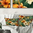 thumbnail image 1 of Designart "Lush Tropical Serenade" Tropical Printed Throw Pillow, 1 of 5