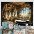 thumbnail image 1 of Designart "Luxurious Golden Bathroom II" Bath & Laundry Wall Decor, 1 of 5